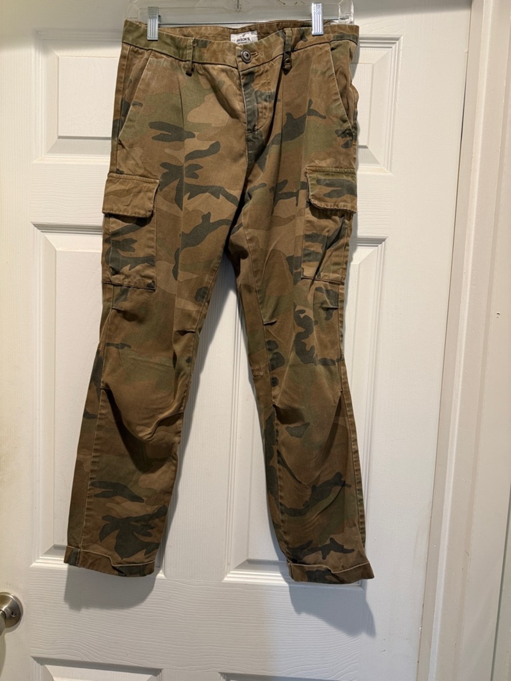 Mason’s Women Brown Olive Camo Cargo Pants